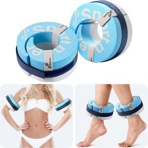 Sportneer Water Aerobics Float Rings w/ Adjustable Webbing Pool Exercise NEW